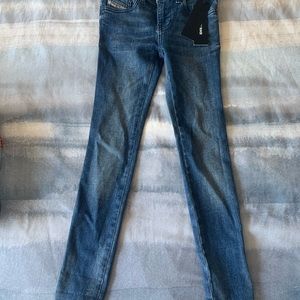 Diesel jeans kid skinny low super slim size 8